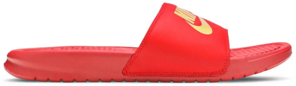 Dép Nike BENASSI JDI " RED/GOLD " 343880-602