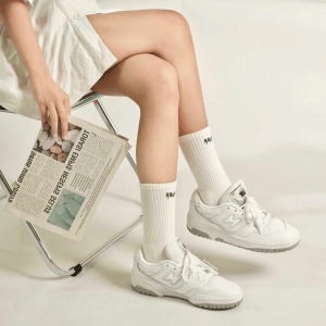 Alternative view of Giày New Balance 550 'White Grey' GSB550PB