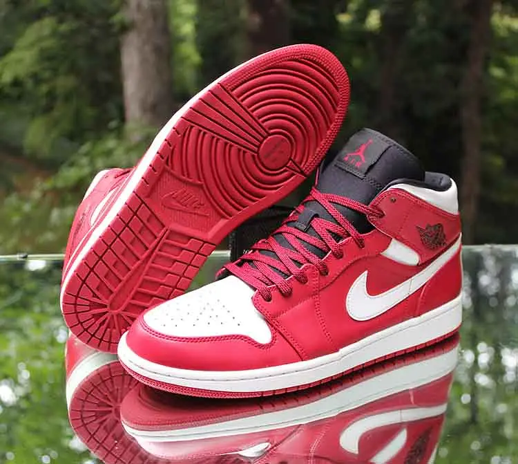 Giày Nike Air Jordan 1 Mid 'Gym Red' 554724-605 - Ảnh 4