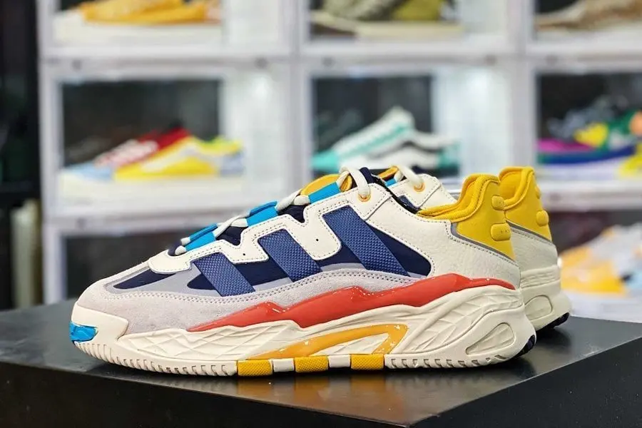 Giày Adidas Niteball 'Cream White Cyan' FV4842 - Ảnh 4