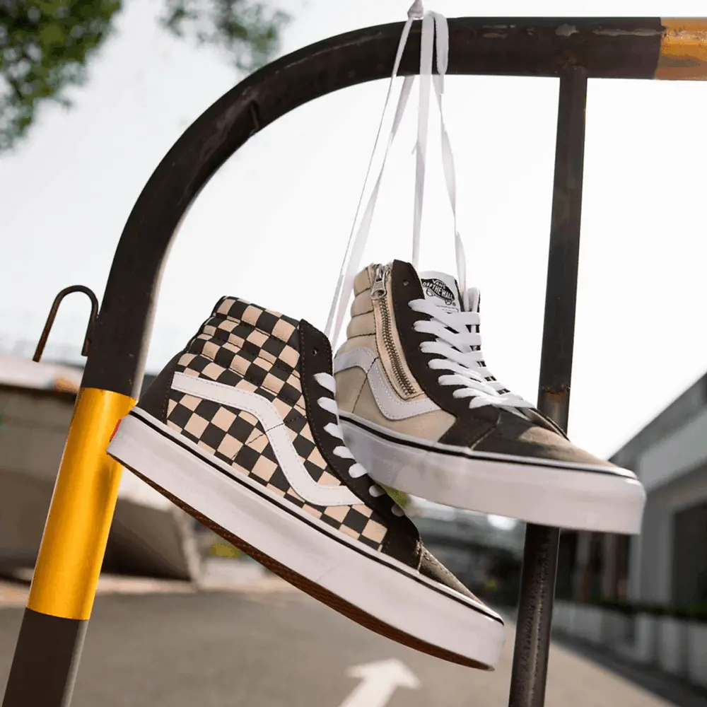 Giày Vans Sk8 Hi Reissue Side Zip 'Milk Tea' VN0007NZTWH - Ảnh 3