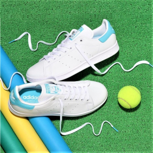 Alternative view of Giày Adidas Stan Smith 'White Blue Glow' EF4480