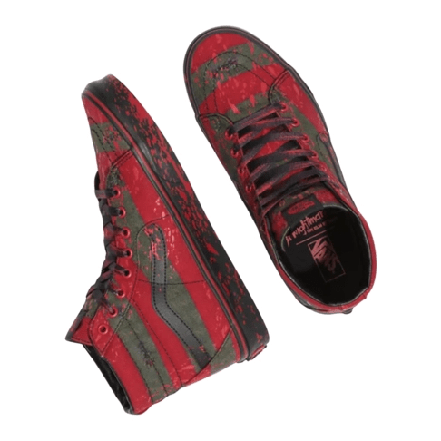 Giày Vans House of Terror x Sk8-Hi 'Freddy Krueger' VN0A4U3CZV1 - Ảnh 3
