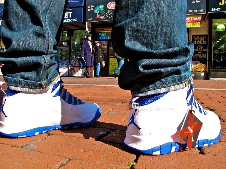 Giày Nike Air Jordan 10 Retro TXT 'Old Royal' 487214-107 - Ảnh 4