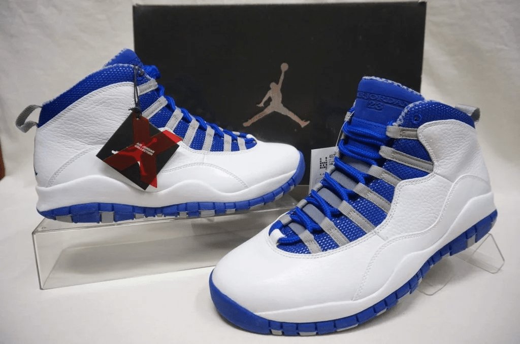 Giày Nike Air Jordan 10 Retro TXT 'Old Royal' 487214-107 - Ảnh 3