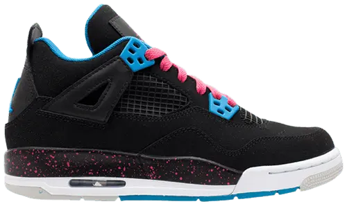 Giày Nike Air Jordan 4 Retro GS 'Black Vivid Pink' 487724-019