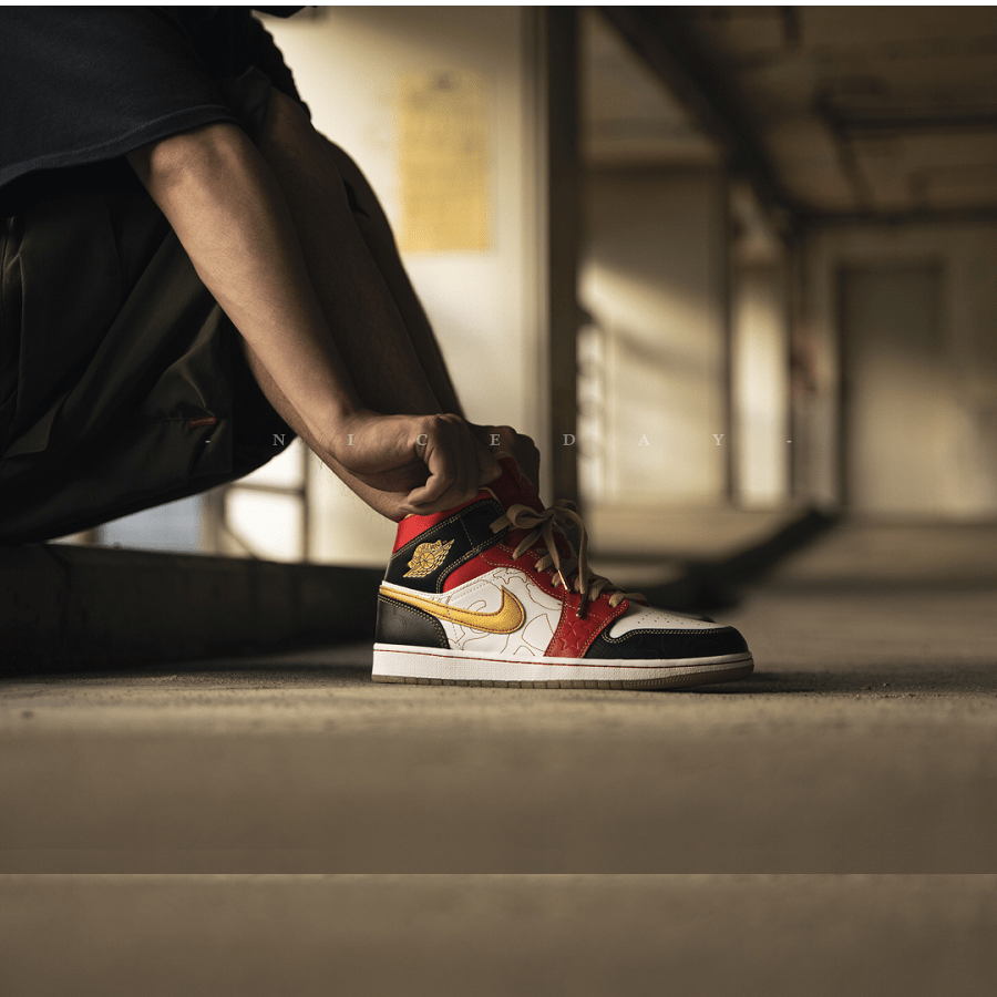 Giày Nike Air Jordan 1 Mid SE GC 'XQ 2022' DV0576-176 - Ảnh 2