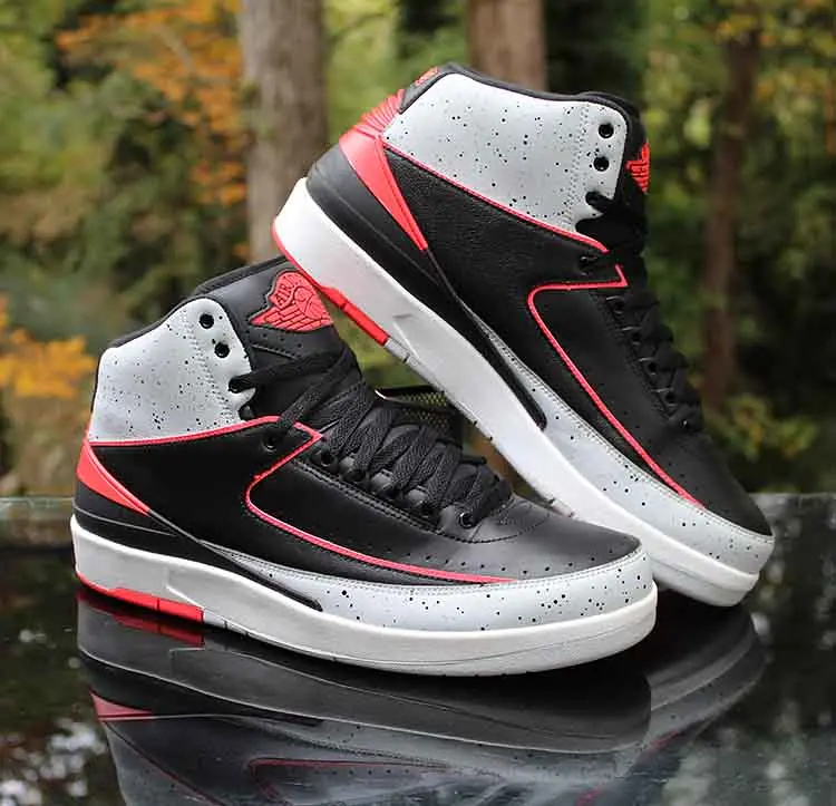 Giày Nike Air Jordan 2 Retro 'Infrared 23' 385475-023 - Ảnh 5