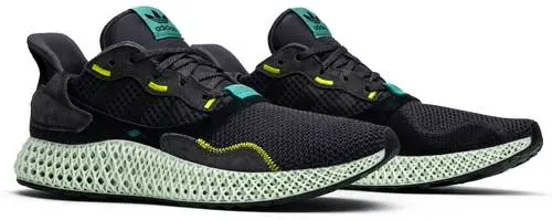 Alternative view of Giày Adidas ZX 4000 Futurecraft 4D 'Carbon' BD7865