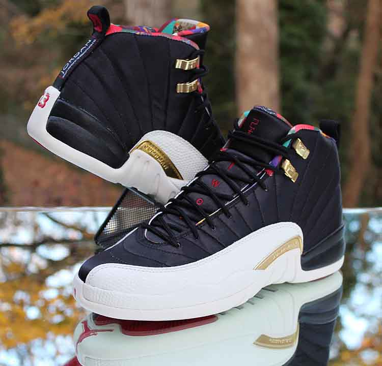 Giày Nike Air Jordan 12 Retro GS 'Chinese New Year' 2019 BQ6497-006 - Ảnh 2