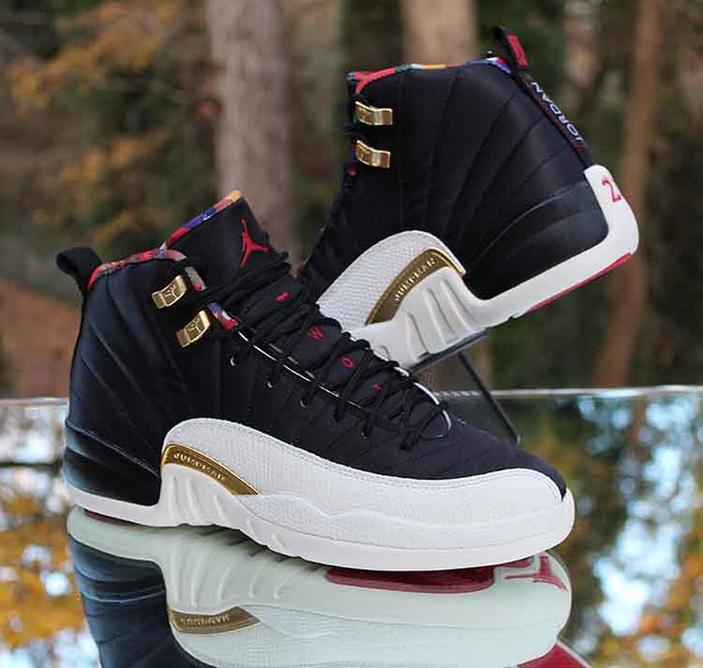 Giày Nike Air Jordan 12 Retro GS 'Chinese New Year' 2019 BQ6497-006 - Ảnh 4