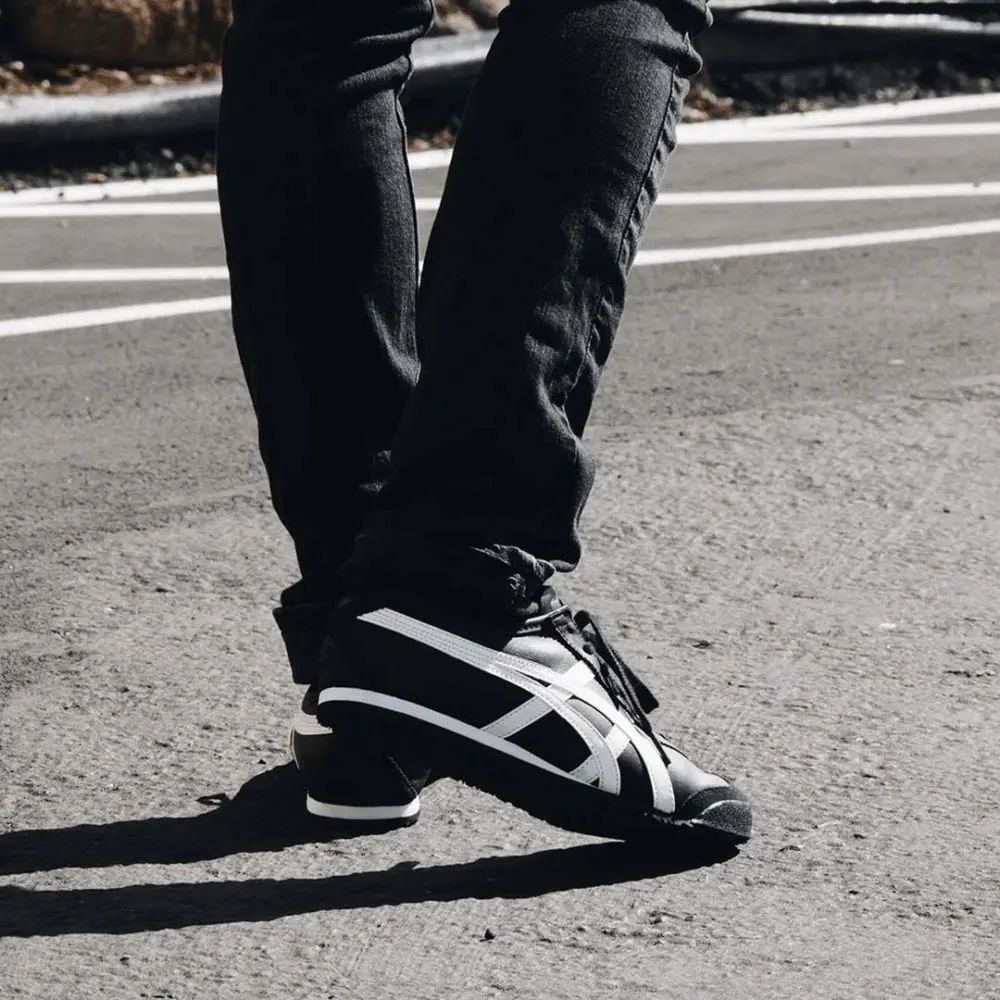 Giày Onitsuka Tiger Mexico 66 'Black White' 1183B497-001 - Ảnh 4