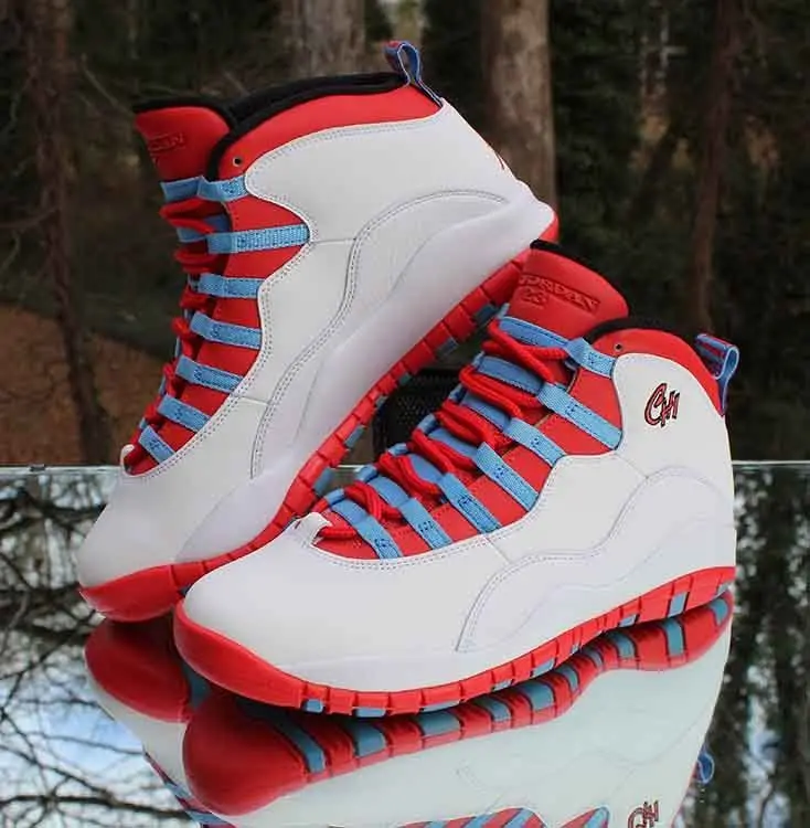 Giày Nike Air Jordan 10 'Chicago' 2016 310805-114 - Ảnh 4