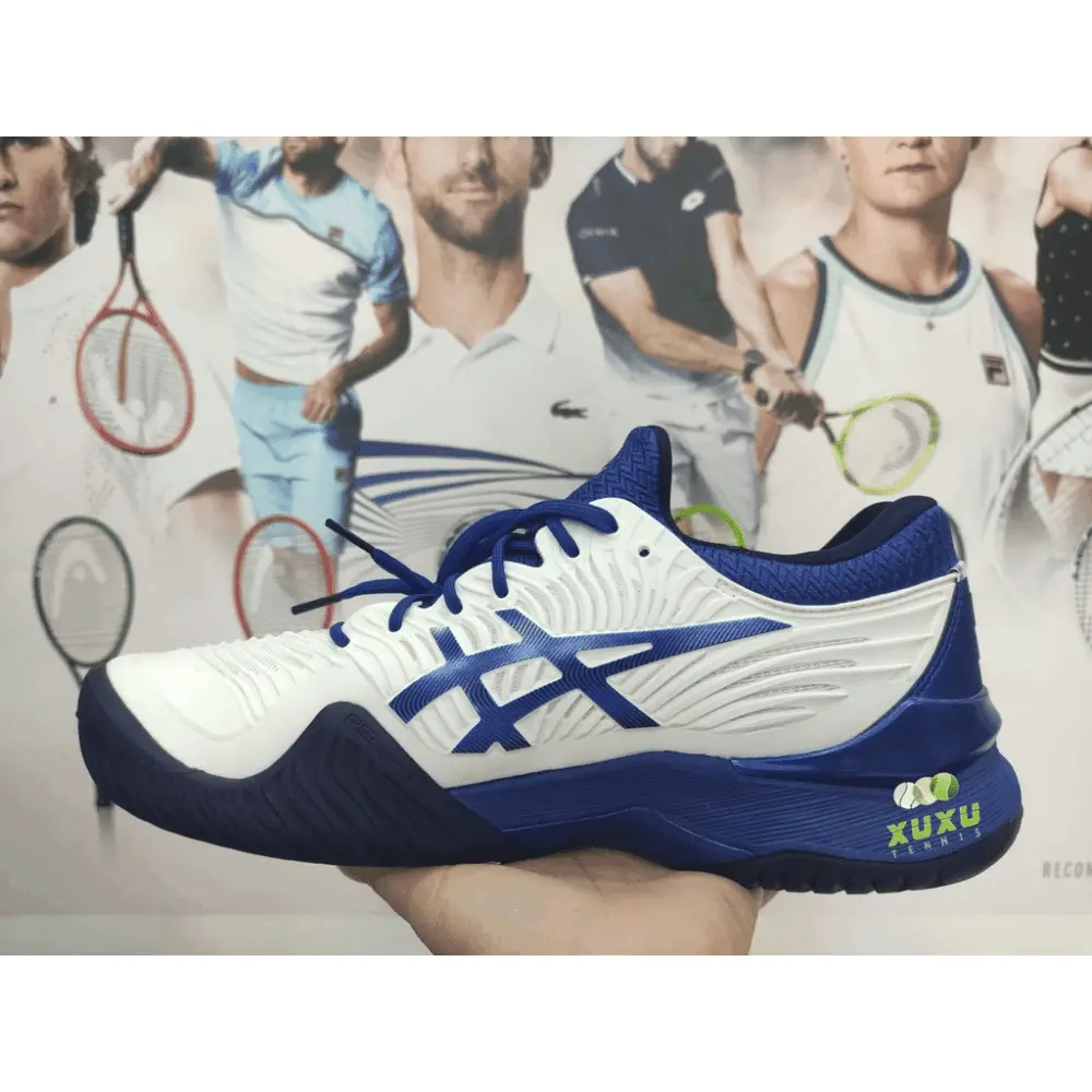 Giày Tennis Asics Court FF Novak 'White Blue' 1041A089-101 - Ảnh 4