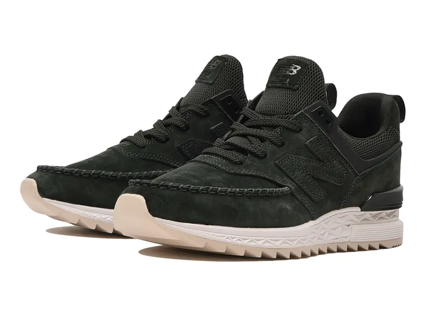 Giày New Balance Black White MS574NAG - Ảnh 3