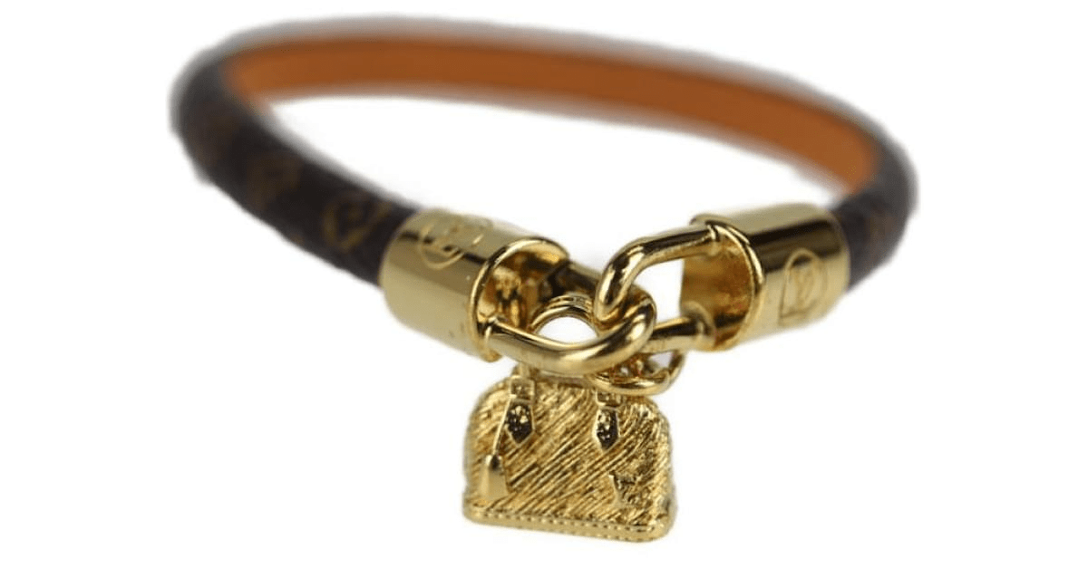 Vòng Tay Louis Vuitton Alma Charm 'Brown' M6220E - Ảnh 3