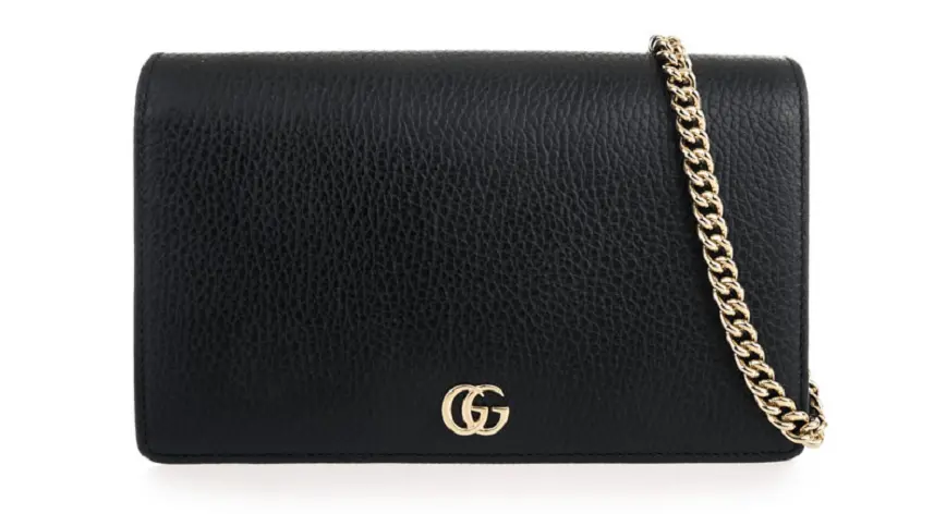 Túi Gucci GG Marmont Leather Mini Chain Bag 497985 CAO0G 1000