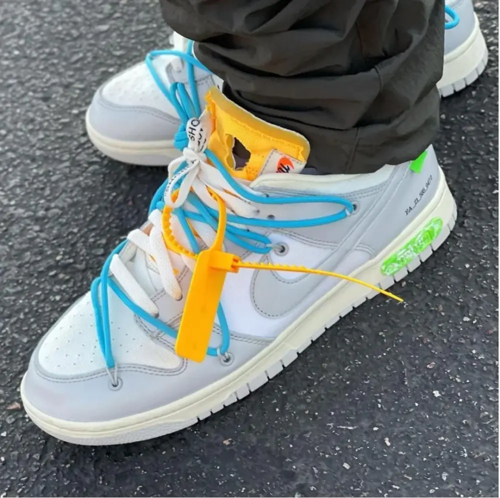 Giày Nike Off-White x Dunk Low 'Lot 14 of 50' DJ0950-106 - Ảnh 8