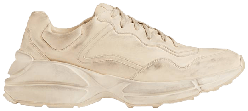 Giày Gucci Rhython Leather Sneaker Ivory 498916-A9L00-9522
