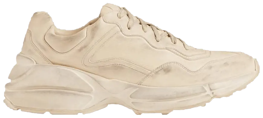 Giày Gucci Rhython Leather Sneaker Ivory 498916-A9L00-9522