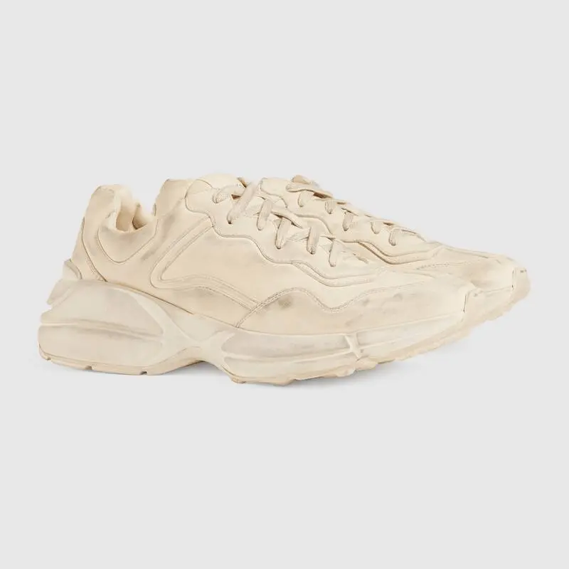 Alternative view of Giày Gucci Rhython Leather Sneaker Ivory 498916-A9L00-9522