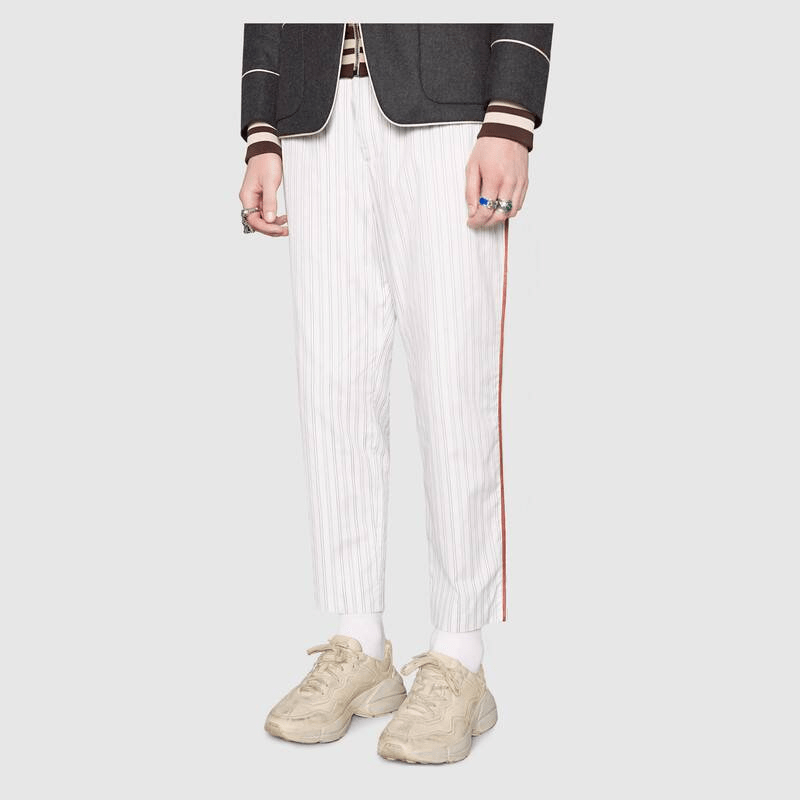 Giày Gucci Rhython Leather Sneaker Ivory 498916-A9L00-9522 - Ảnh 6