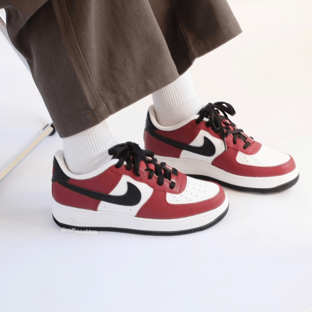 Giày Nike Air Force 1 LV8 GS 'Team Red' FD0300-600 - Ảnh 8