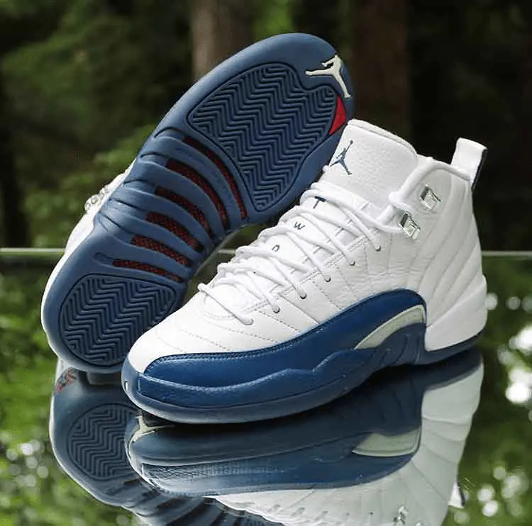 Giày Nike Air Jordan 12 Retro BG 'French Blue' 2016 153265-113 - Ảnh 5