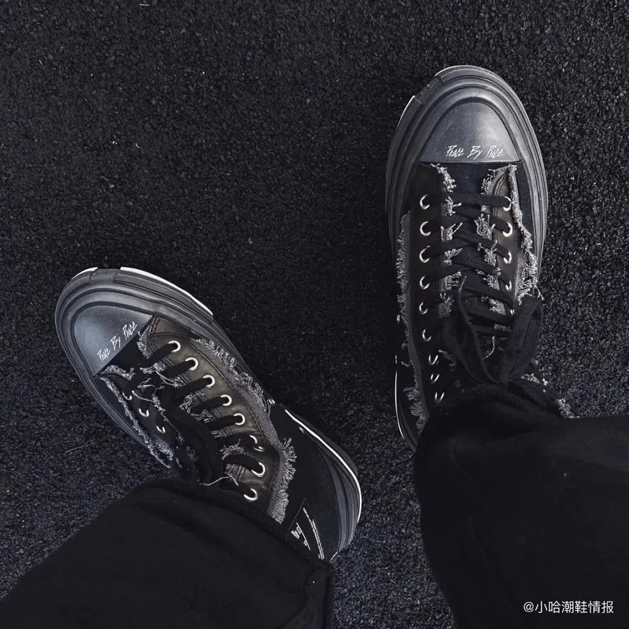 Giày xVESSEL G.O.P. Highs for Yohji Yamamoto Black FN-E03-062-1 - Ảnh 6