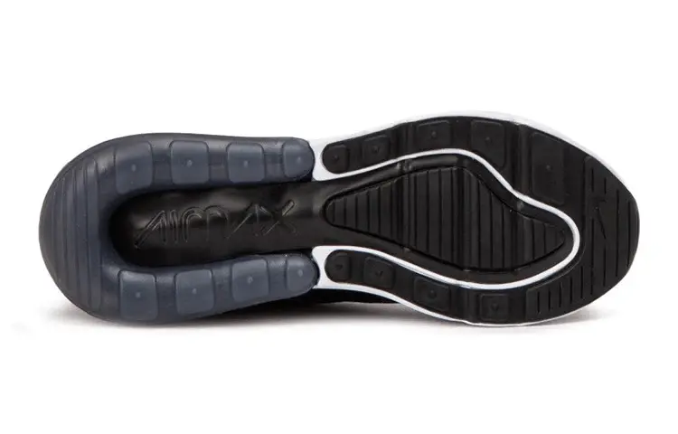 Giày Nike Air Max 270 Knit Jacquard GS 'Black' AR0301 008 - Ảnh 5