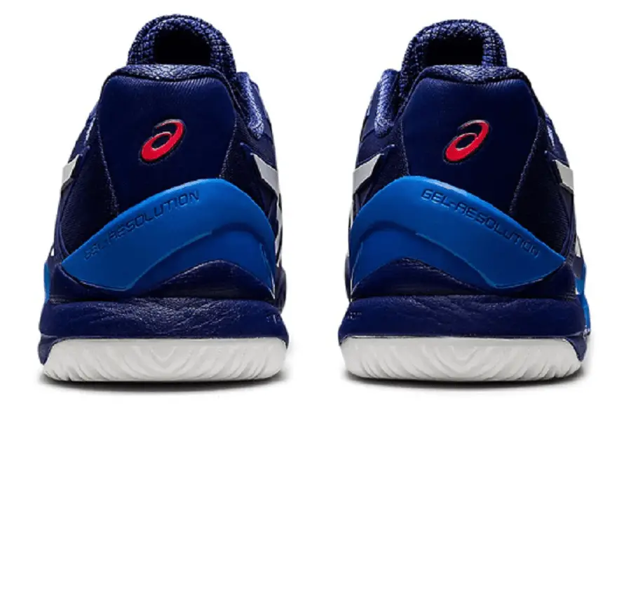 Alternative view of Giày Asics Gel Resolution 8 2E Wide 'Dive Blue' 1041A113-405