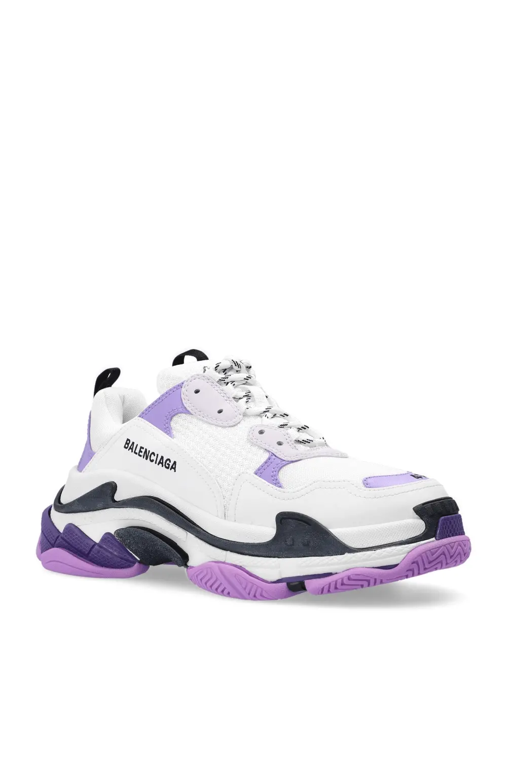 Giày Balenciaga Triple S Sneaker White Lilac 524039 W09OM 9055 - Ảnh 3