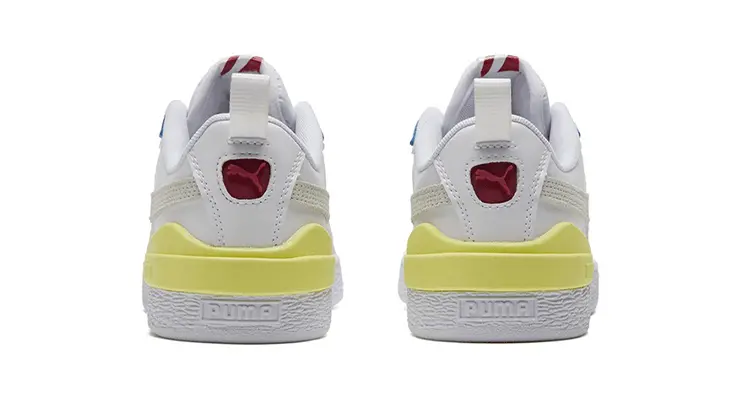 Giày Puma Suede Block 'White Yellow' 380705-01 - Ảnh 3