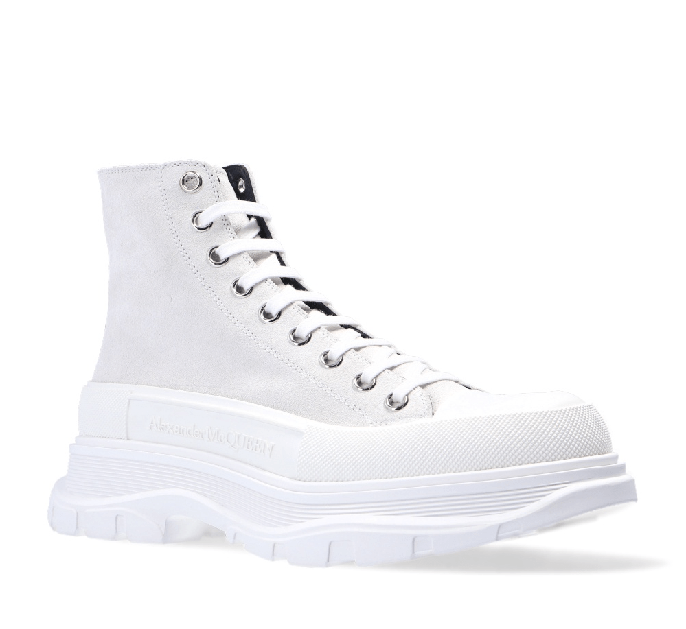 Giày Alexander McQueen Branded High-Top Sneakers 627206-WHBGU-9089 - Ảnh 4