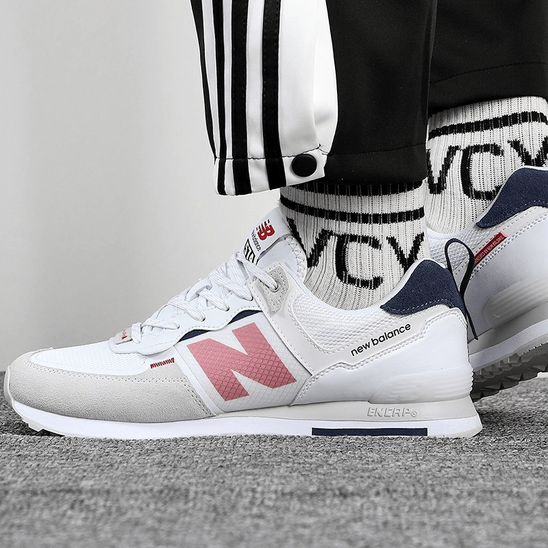 Giày New Balance 574 'White Black' ML574IST - Ảnh 4