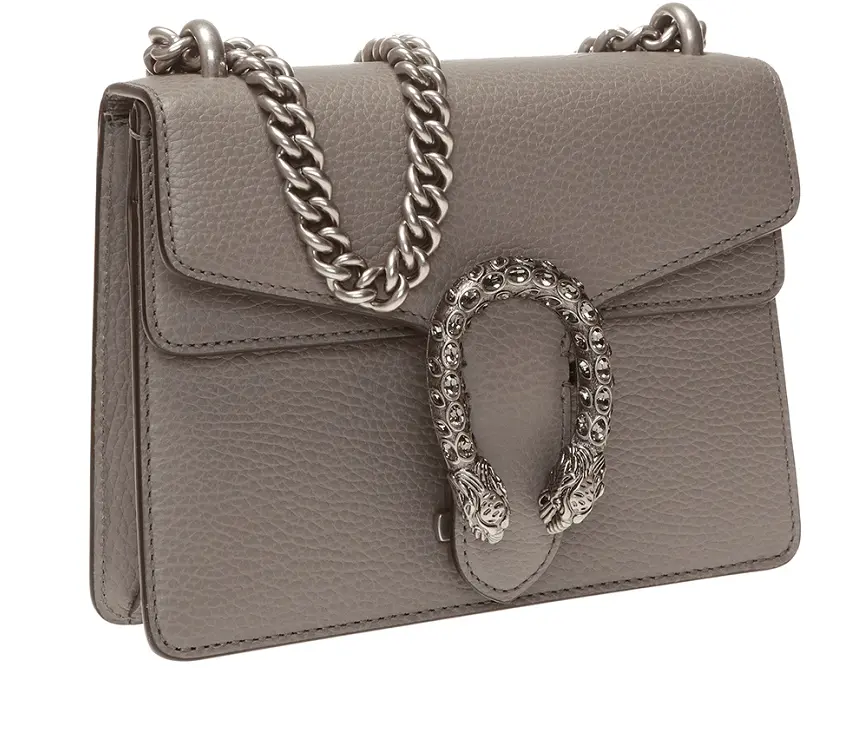 Túi Gucci Grey Dionysus Leather Mini Bag Dusty Grey Leather 421970 CAOGN 1293
