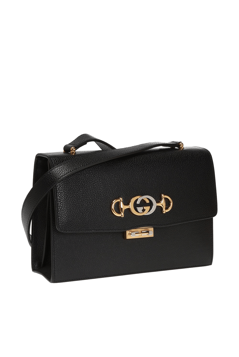 Túi Gucci Zumi Grained Leather Small Shoulder Bag 576388 1B90X 1000 - Ảnh 2