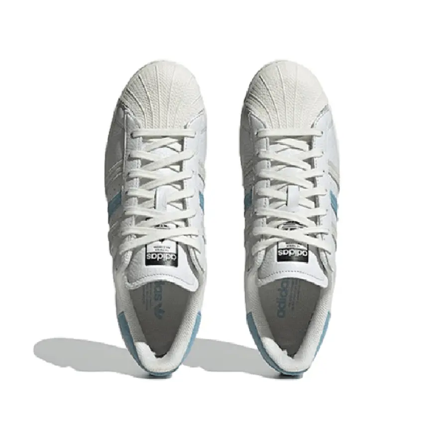 Giày Adidas Superstar 'Cream White Preloved Blue' GZ9381 - Ảnh 3