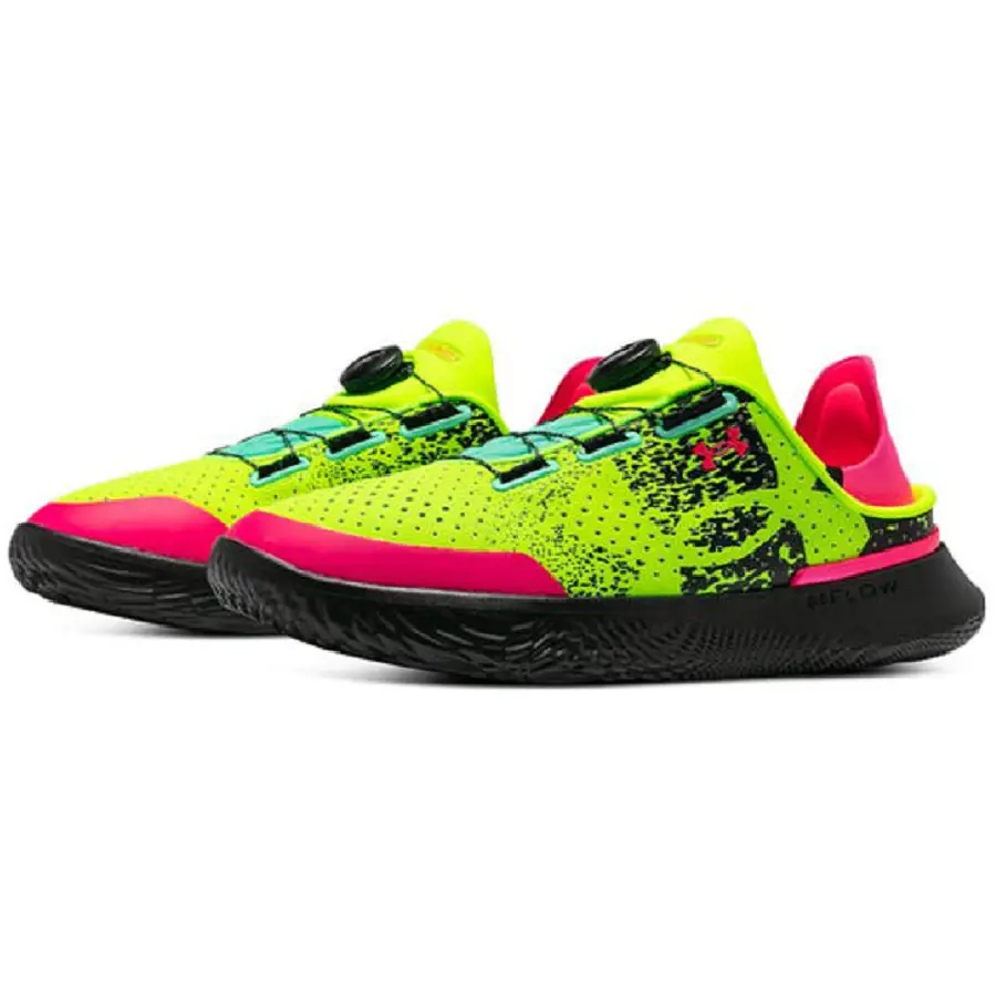 Giày Under Armour Ua Flow Slipspeed 'Lime Surge Black' 3027057-300 - Ảnh 3