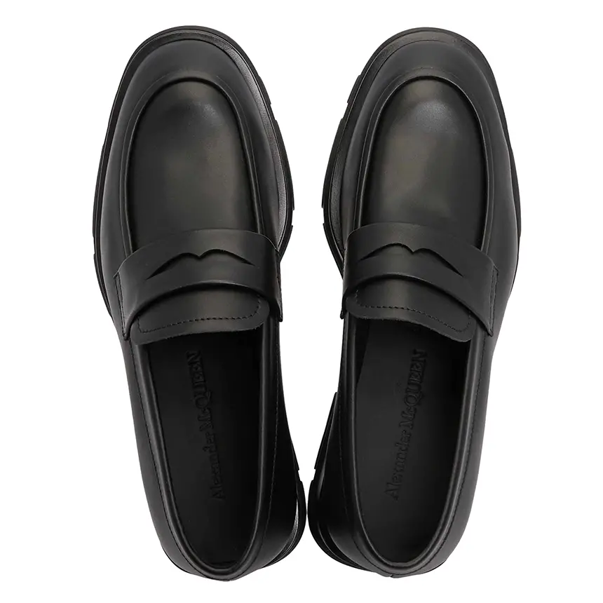 Giày Alexander Mcqueen Loafers 'Black' 682814-WHFL0-1000 - Ảnh 3