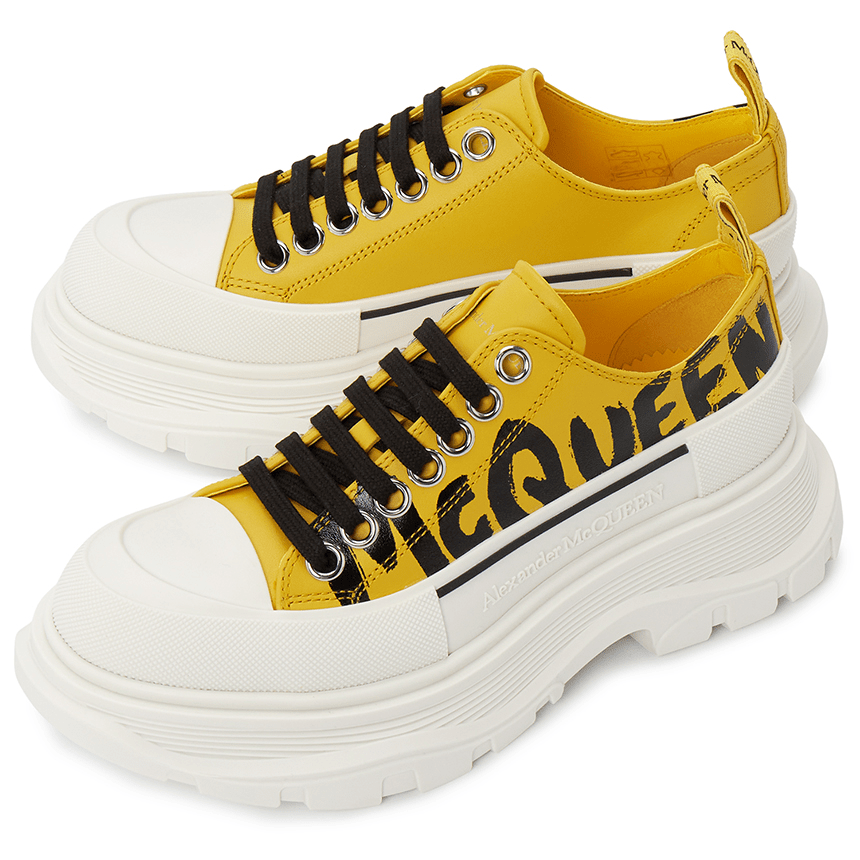 Giày Alexander Mcqueen Tread Slick 'Yellow' 708094-WIAT6-7086 - Ảnh 4