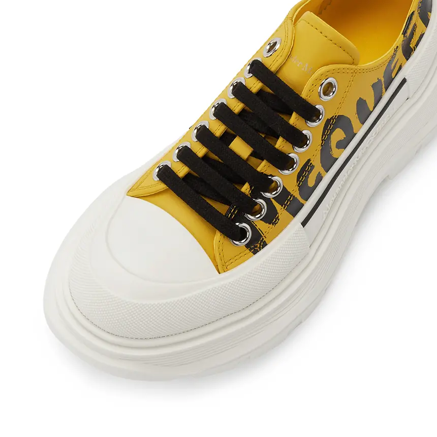 Alternative view of Giày Alexander Mcqueen Tread Slick 'Yellow' 708094-WIAT6-7086