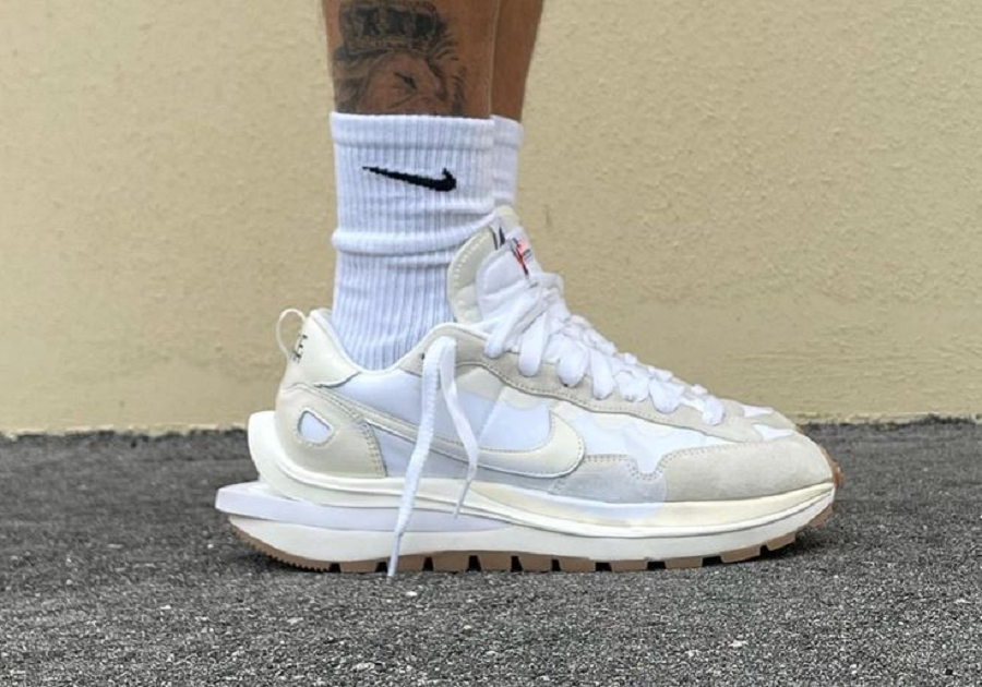 Giày Nike Sacai x VaporWaffle 'Sail Gum' DD1875-100 - Ảnh 5