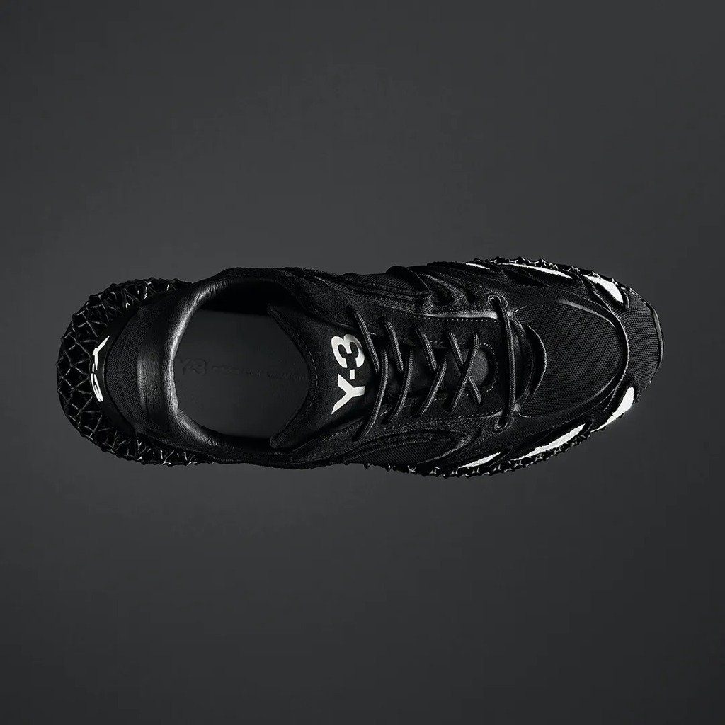 Giày Adidas Y-3 Runner 4D 'Black' FU9207 - Ảnh 4
