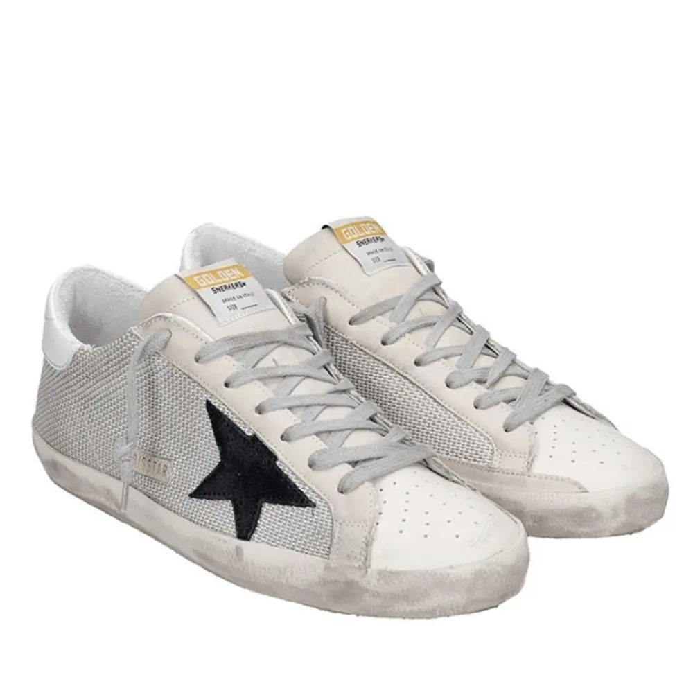 Alternative view of Giày Golden Goose Men's Superstar P9 Gray Sneakers GMF00101-F000313-10271