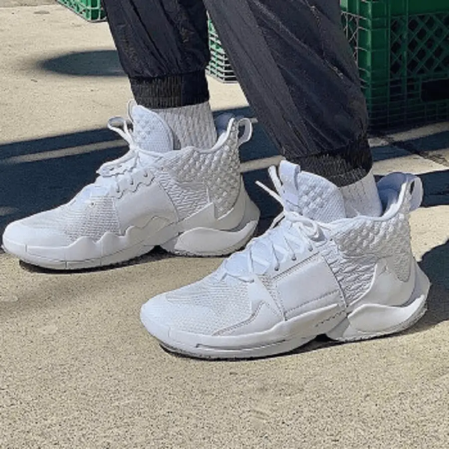 Giày Nike Jordan Why Not Zer0.2 ‘Triple White’ BV6352-101 - Ảnh 3