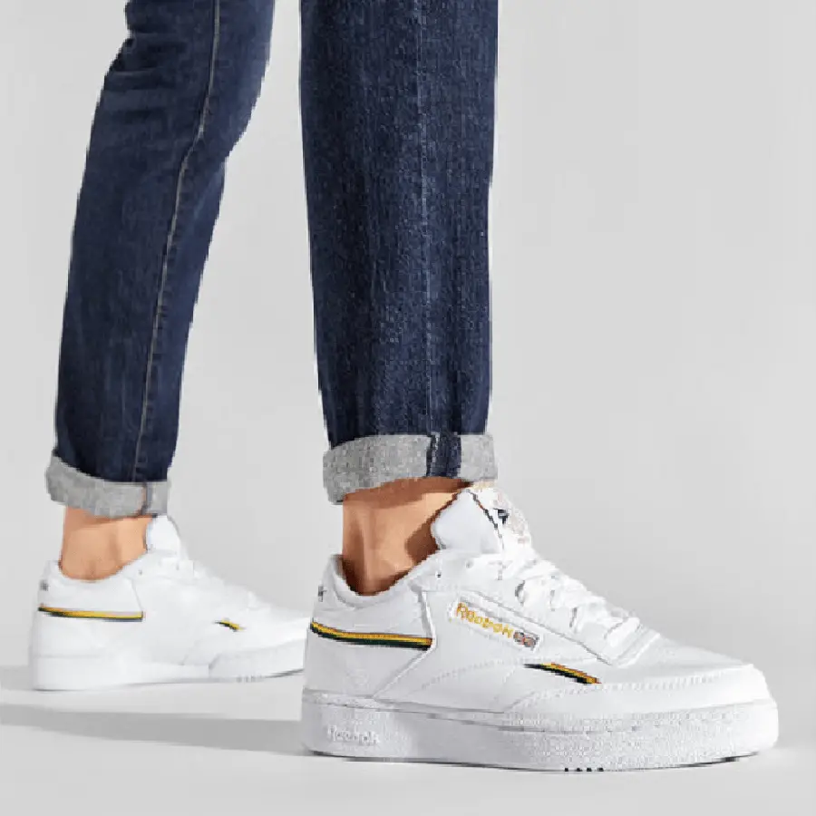 Alternative view of Giày Reebox Club C 85 Vegan 'White Green Gold' GY7154