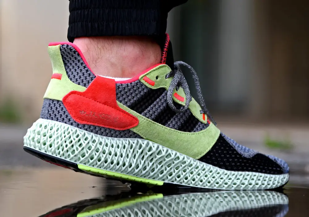 Giày Adidas ZX 4000 Futurecraft 4D 'Grey Yellow' BD7927 - Ảnh 5
