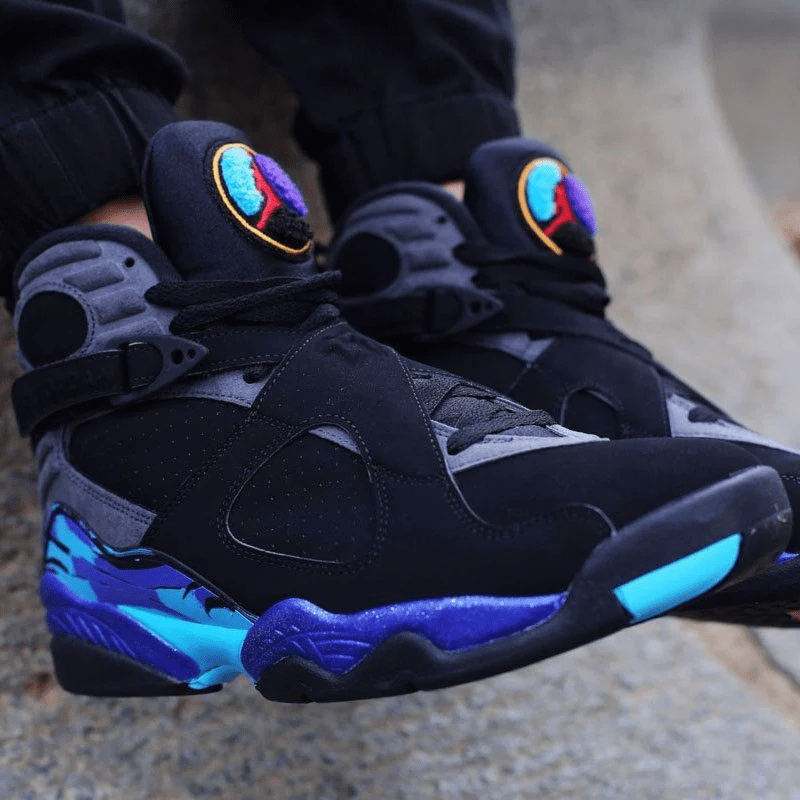 Giày Nike Air Jordan 8 Retro 'Aqua' 2007 305381-041 - Ảnh 3