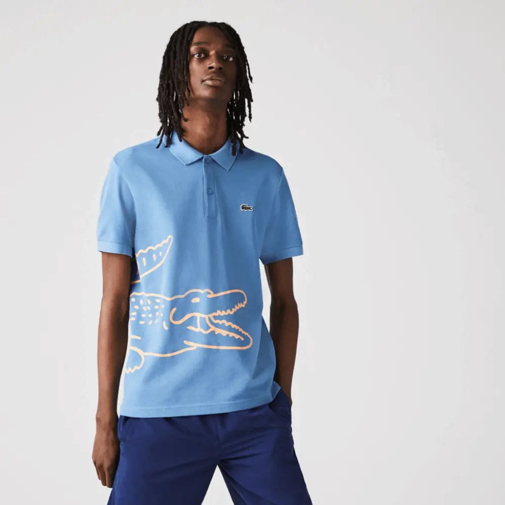 Áo Lacoste Cotton Piqué Polo Shirt PH9739-776 - Ảnh 3